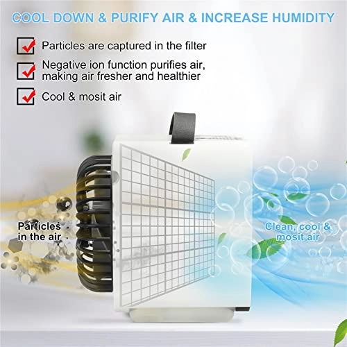 Mini Portable Air Conditioner - Dark blue 2000 Grams