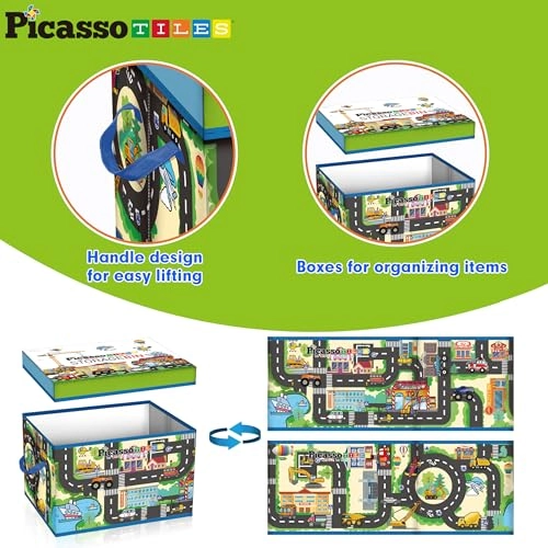 Magnet Tile Toy Organizer - Plastic