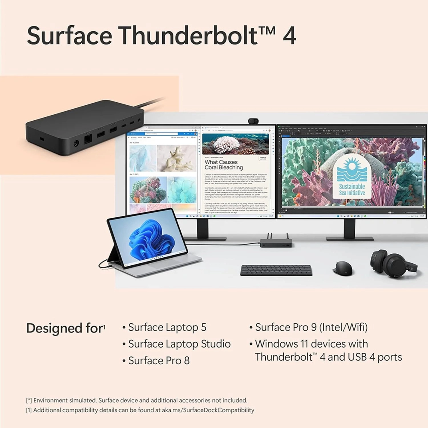 Surface Dock 3 - USB-C Thunderbolt 4