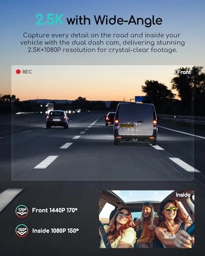 COOAU - Dual Dash Cam