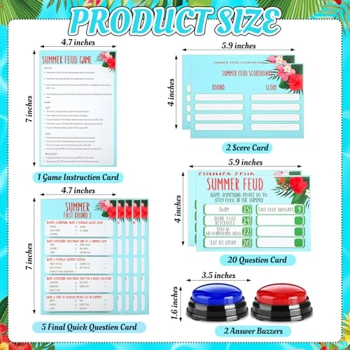 Summer Friendly Feud Game - English 18 years and up