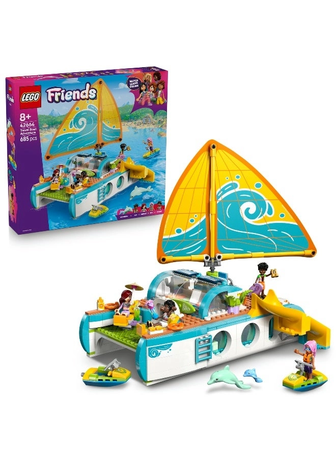 Friends Travel Boat Adventure