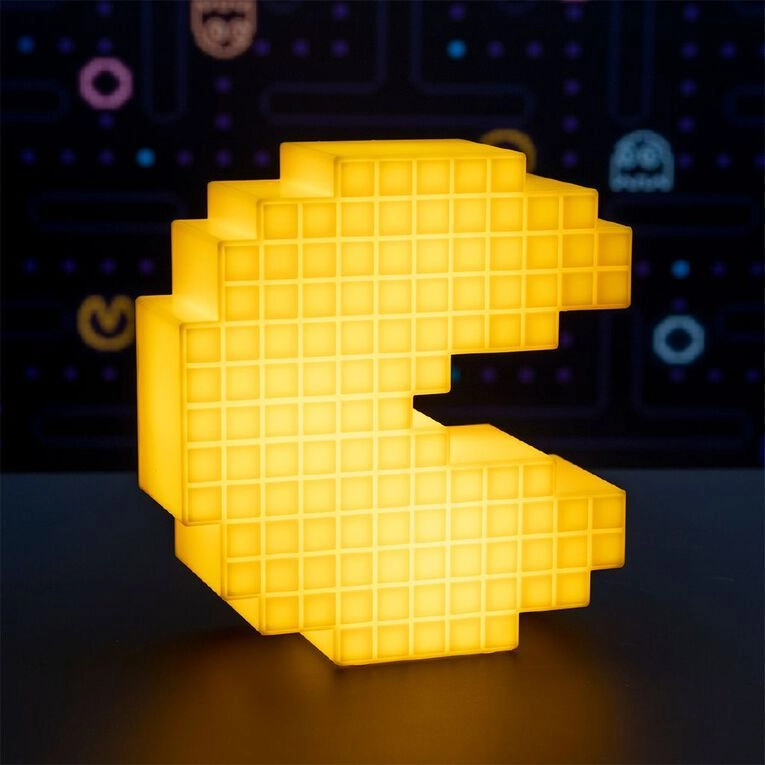 Pac Man Pixelated Light - touch-activated USB powered