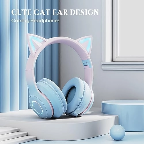 Cute Cartoon Headphones Wireless Headset