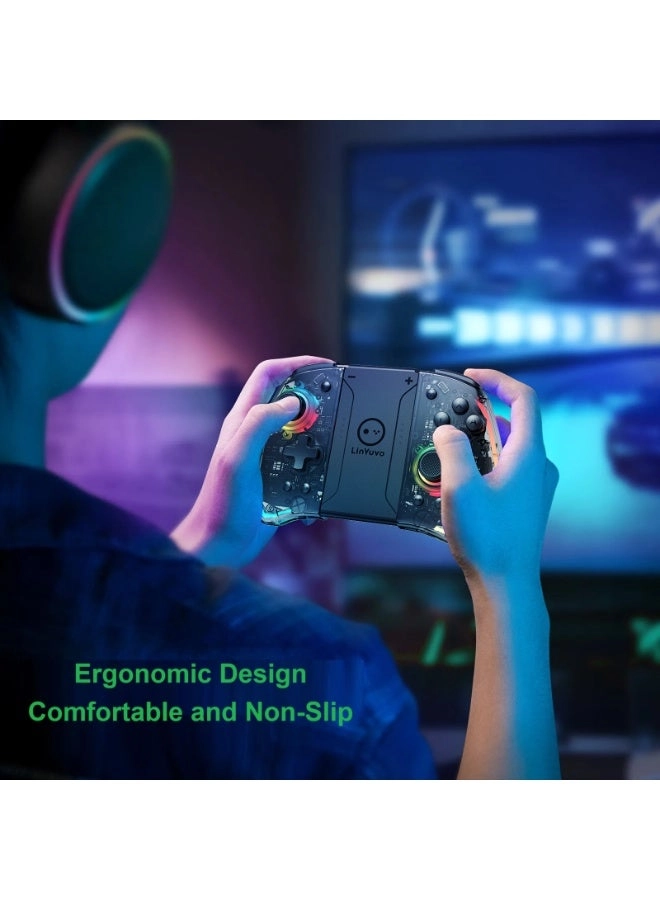 KS40 - Transparent GREY Nintendo Switch