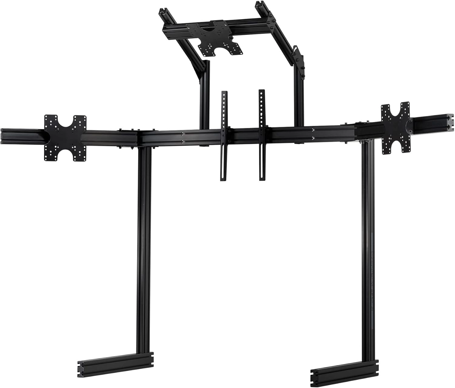 Elite Freestanding Complete Quad Monitor Stand