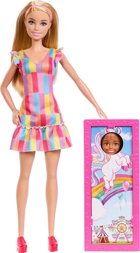 Day at The Fair Playset - 2 Dolls Color-Change Face Photo Stand Ages 3+