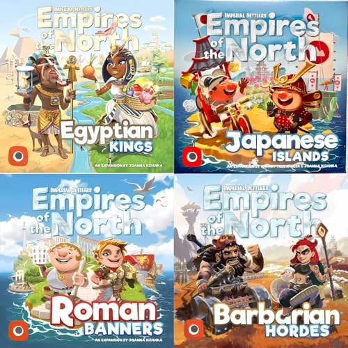 Imperial Settlers Empires of The North: Egyptian Kings + Imperial Settlers Empires of The North: Japanese Islands + Imperial Settlers Empires of The North: Roman Banners + Imperial Settlers Empires of The North: Barbarian Hordes