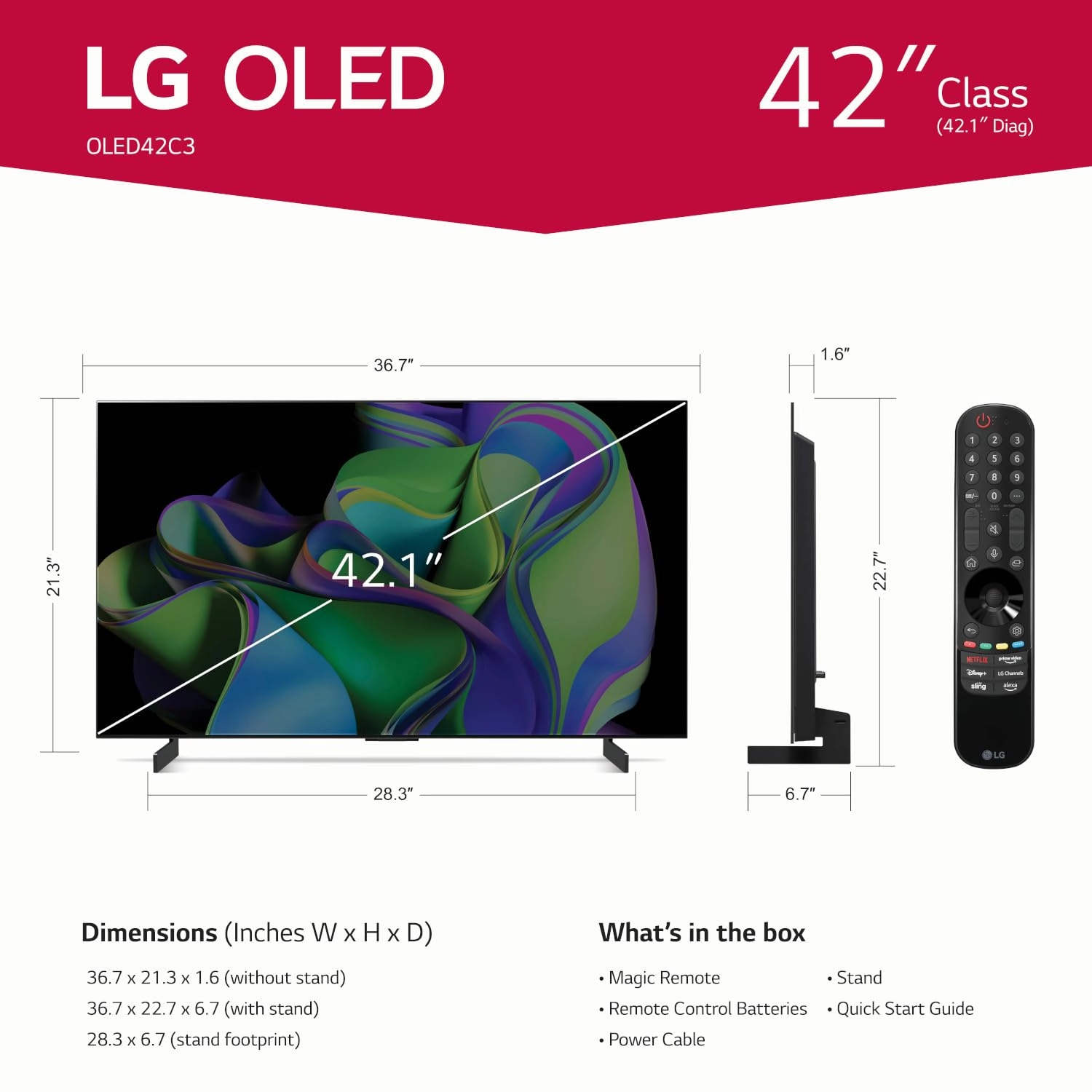 OLED42C3PUA - 42-Inch