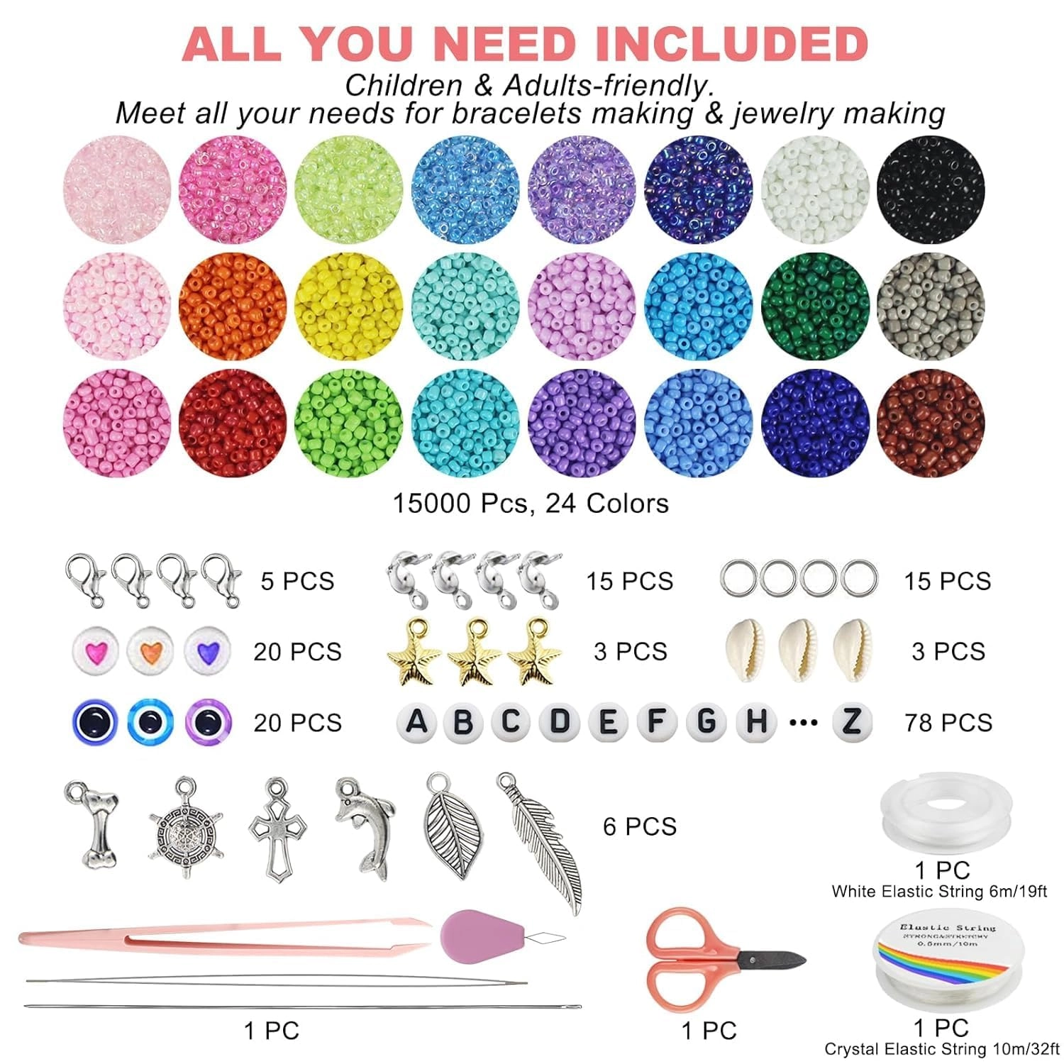 bead kit - 5000+ 24-Color
