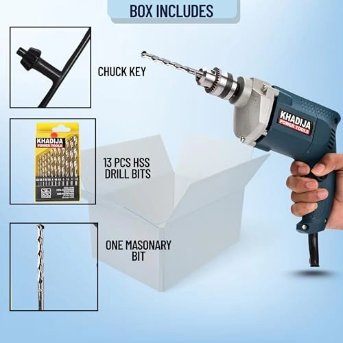 Drill Machine - 10mm 13Pcs HSS Drill Bits Combo