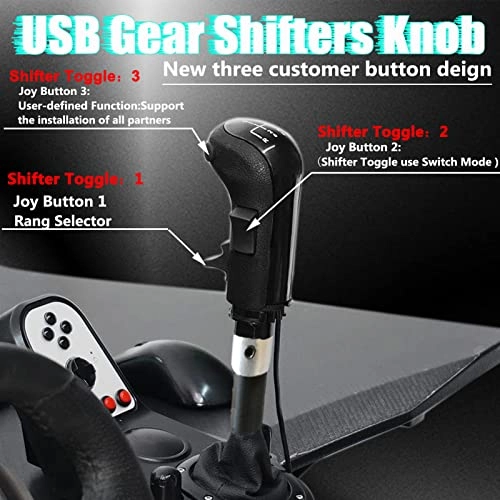 USB Gearshift Knob Shifter - G29/G920/G27