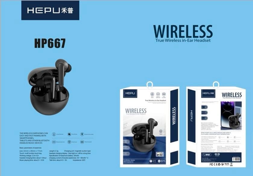 HP667 Wireless Earphone