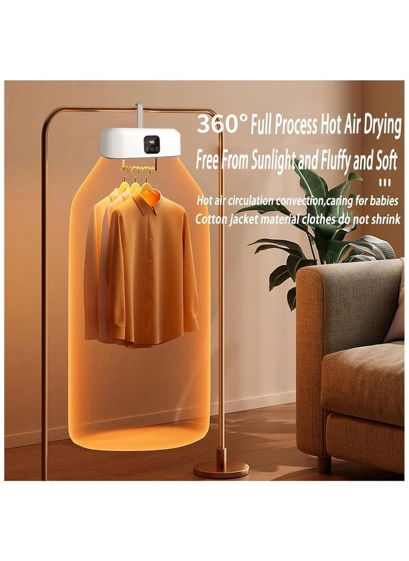 Portable Clothes Dryer - Foldable Remote Control Fast Drying