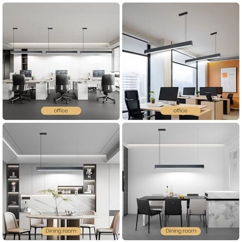 Modern LED Strip Chandelier - up to 100cm