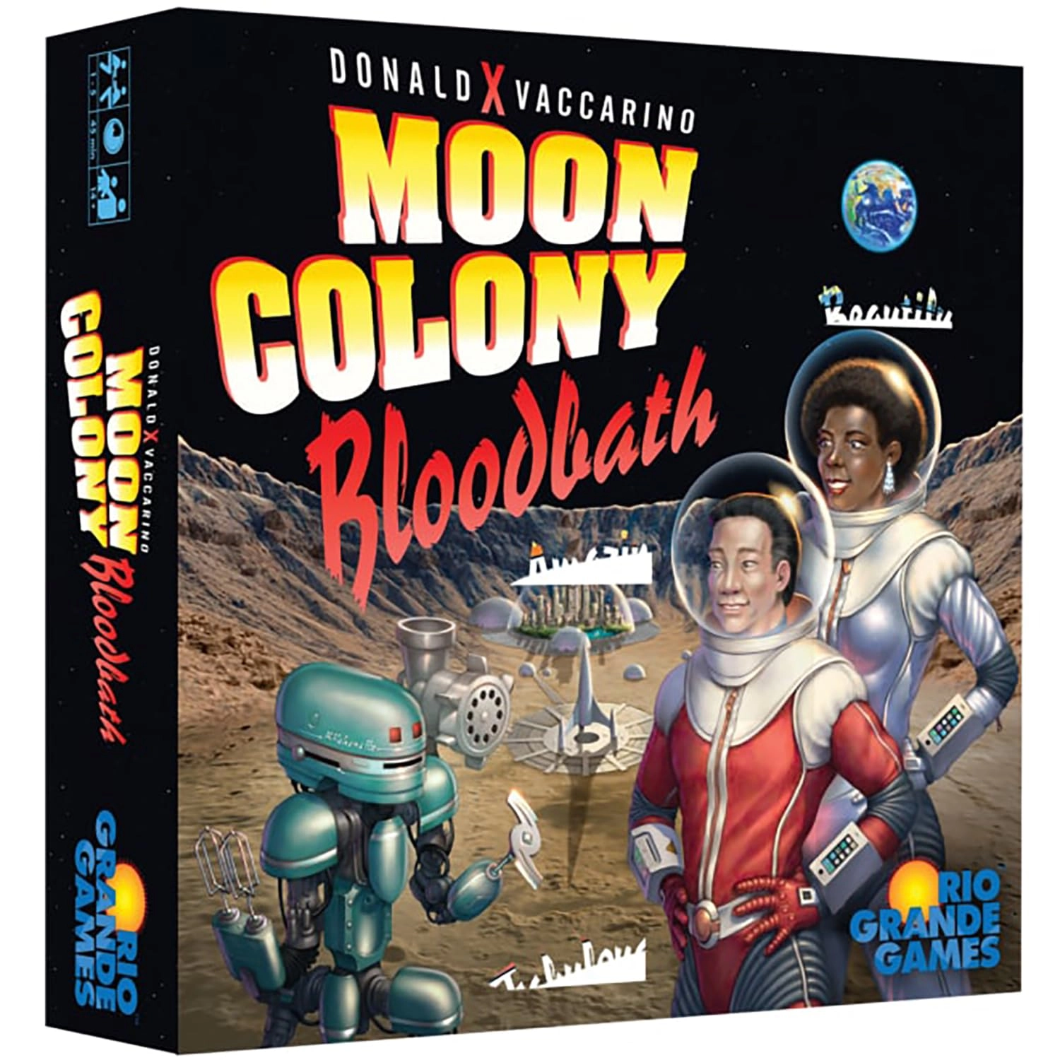 Rio Grande Games Moon Colony Bloodbath - Strategy Card Game Space Survival
