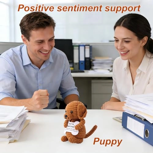 Pug Positive 10 cm Crochet