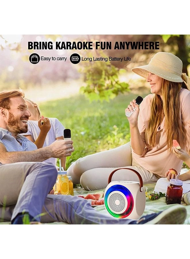 DMG Mini Karaoke Machine - Two microphones 10W