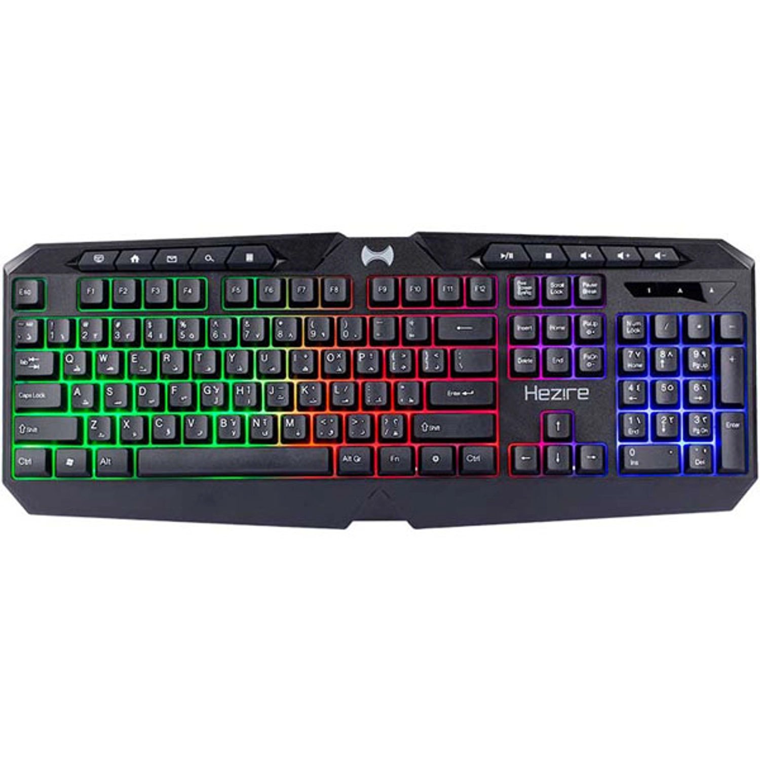 Keyboard + Mouse + Headset + Mouse Pad - EN/AR Wired