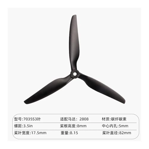 Three Blade Propeller - 7035 1050 1310 1507 1 Pair