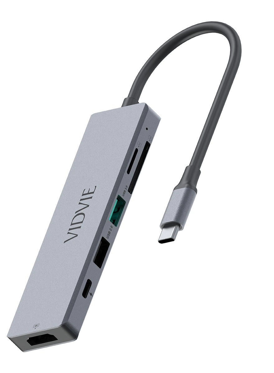Vidvie 6-in-1 Docking Station - Type-C Windows, Apple OS, Linux, Vista system