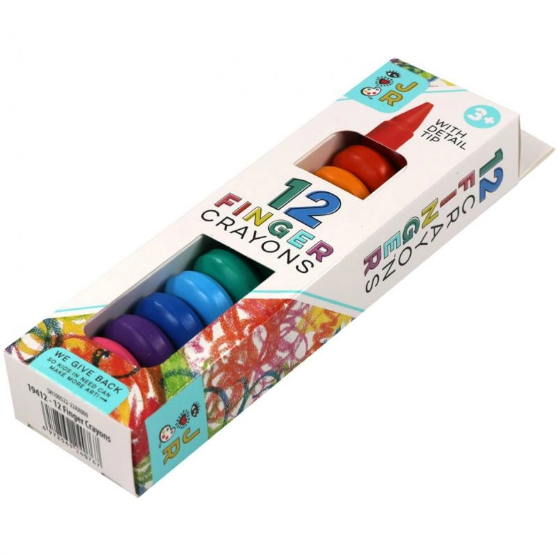 Finger Crayons - 12 Pcs