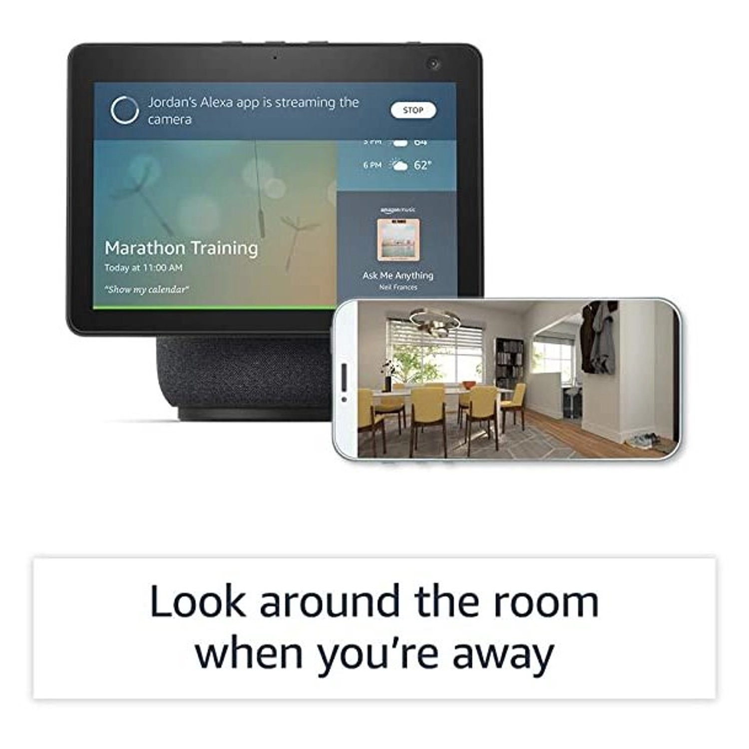 Echo Show 10 3rd Gen - Alexa Charcoal