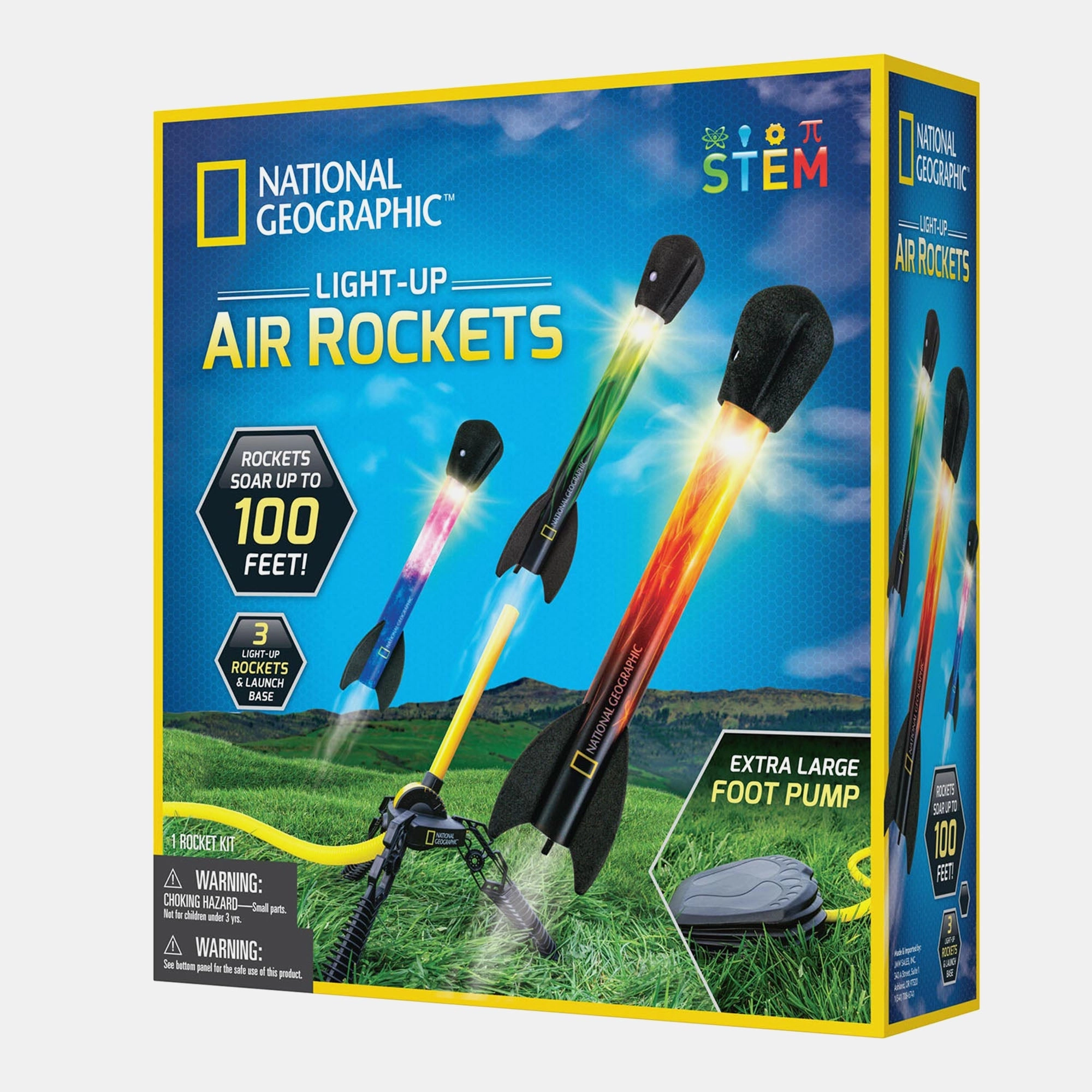 National Geographic Air Rockets Kit Science - 8 years+ 7 pieces