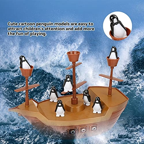 Pirate Boat Penguin Balance Game - Suitable for kids over 3 years old