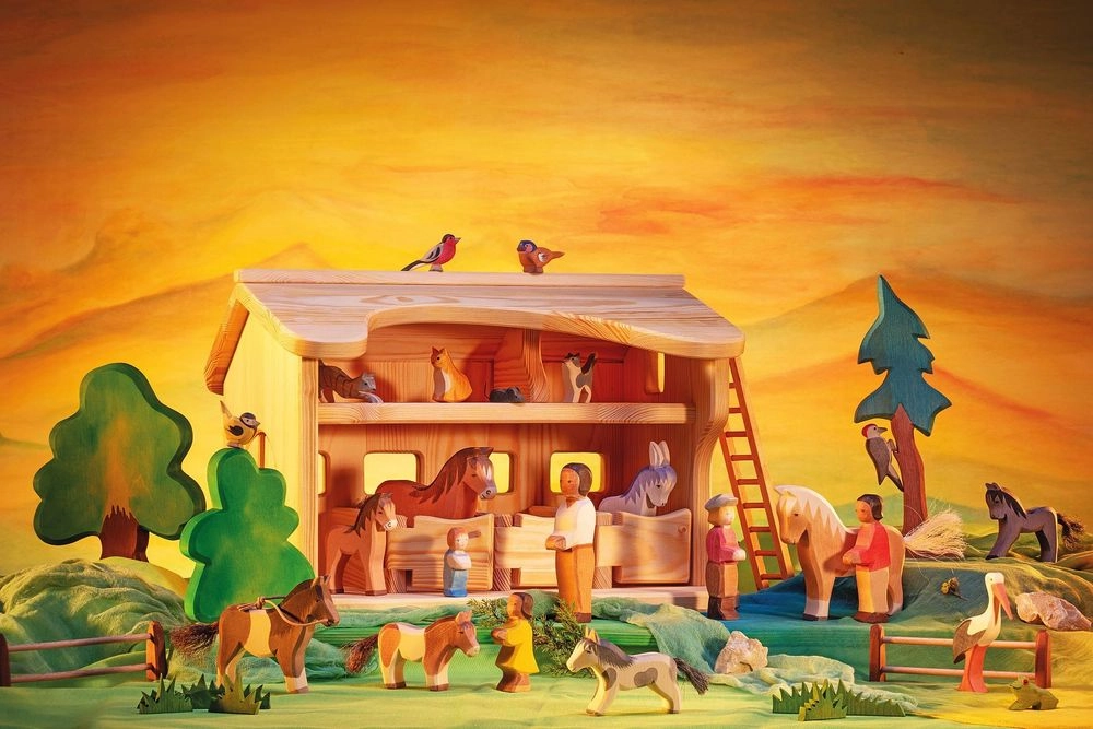 Horse Wooden Toy - Suitable for 3 years and above