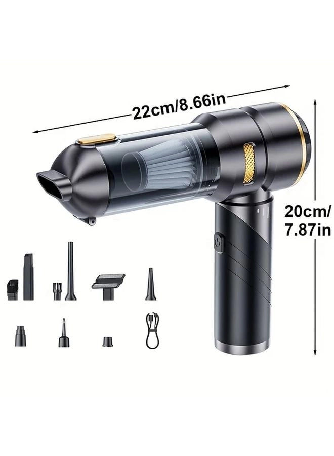 4-in-1 Wireless Handheld Vacuum Cleaner - 2000mAh