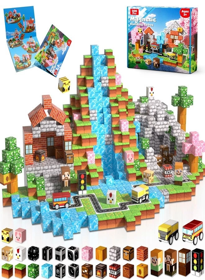 Magnetic Blocks - 200 pcs