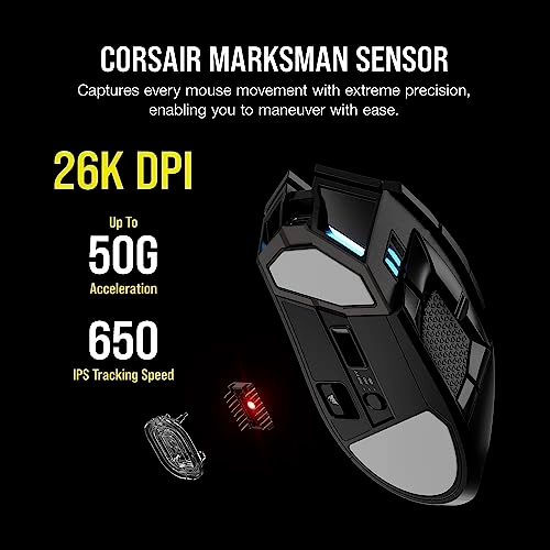 DARKSTAR RGB MMO Gaming Mouse - Wireless