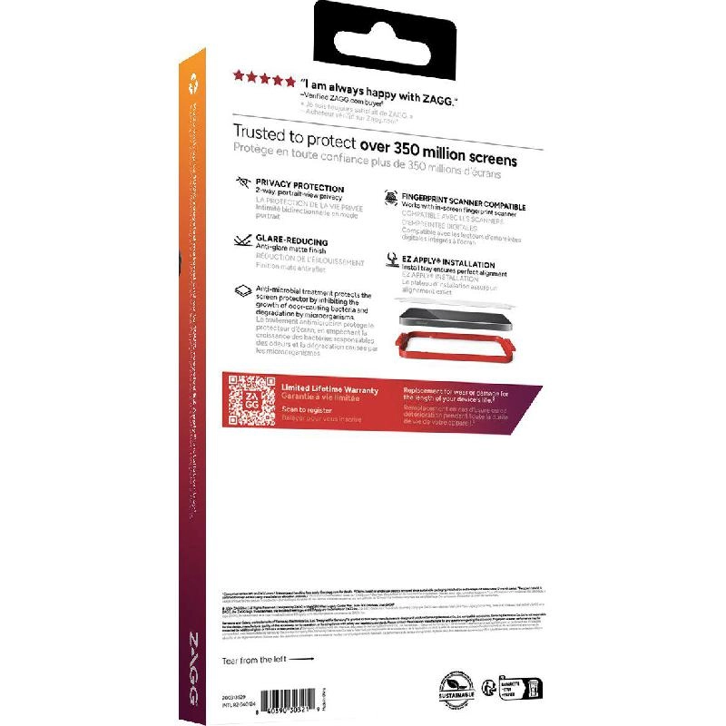 Invisible Shield Flex - Privacy Matte Samsung Galaxy S24 Ultra