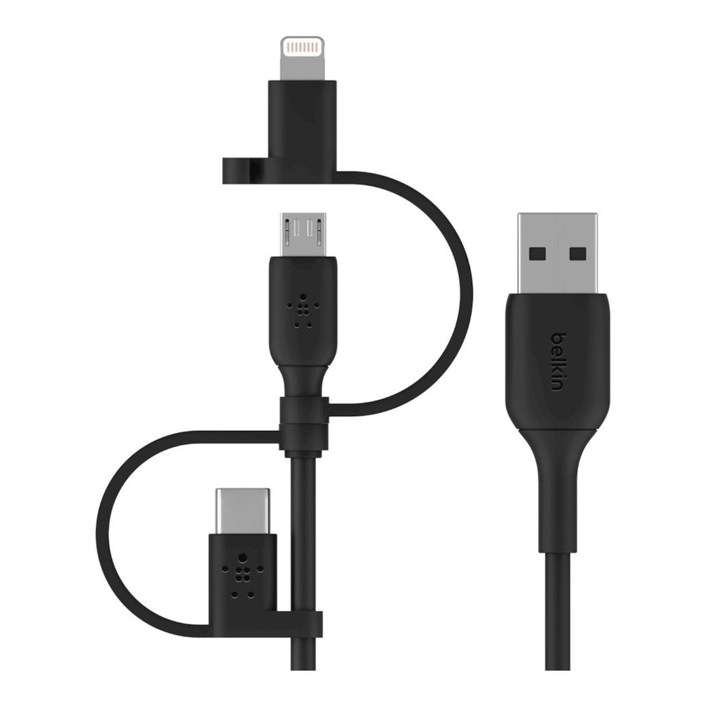 Belkin 3-In-1 Cable Lightning to Type-C 1.2m