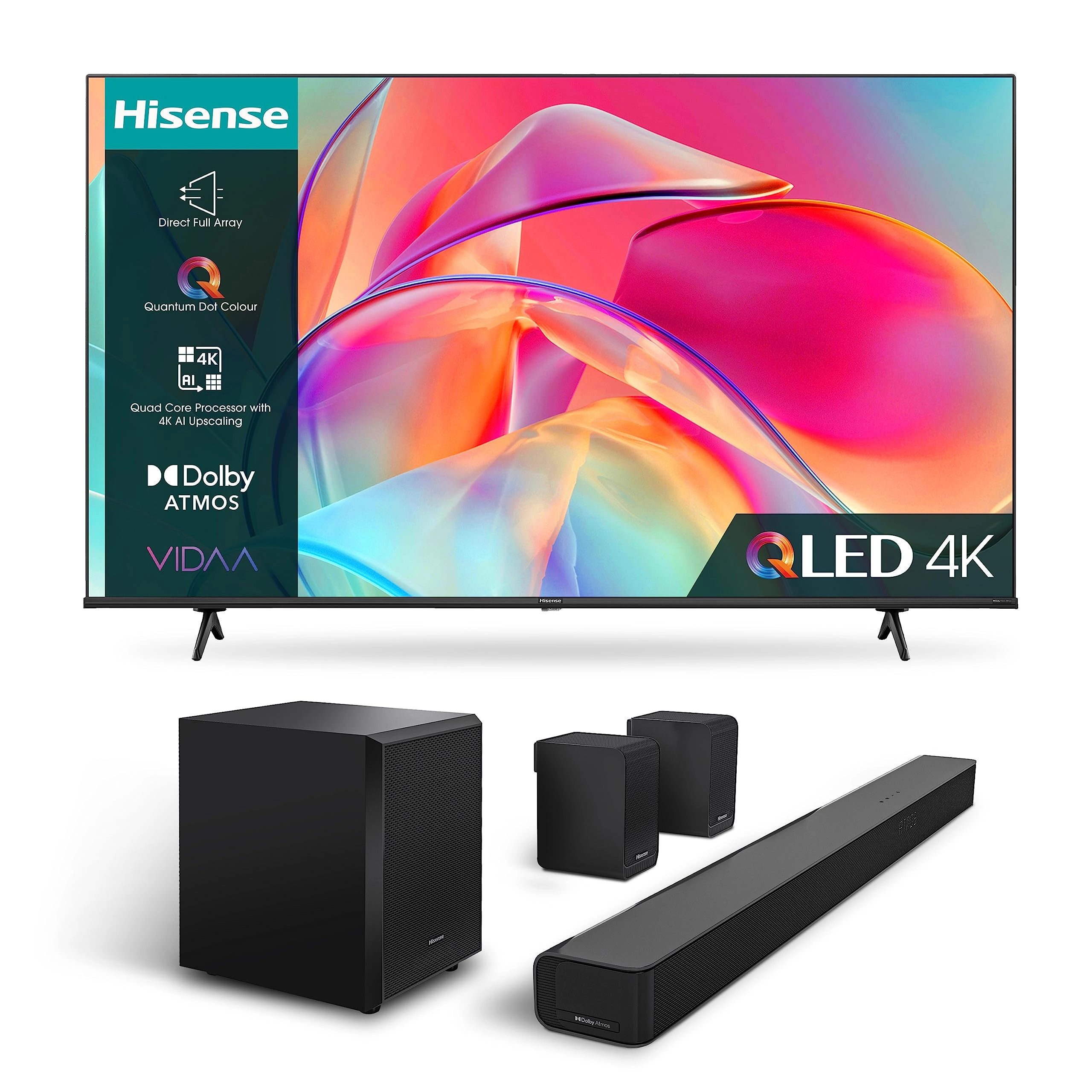 Hisense 43E7KQTUK - 43 INCH + AX5100G