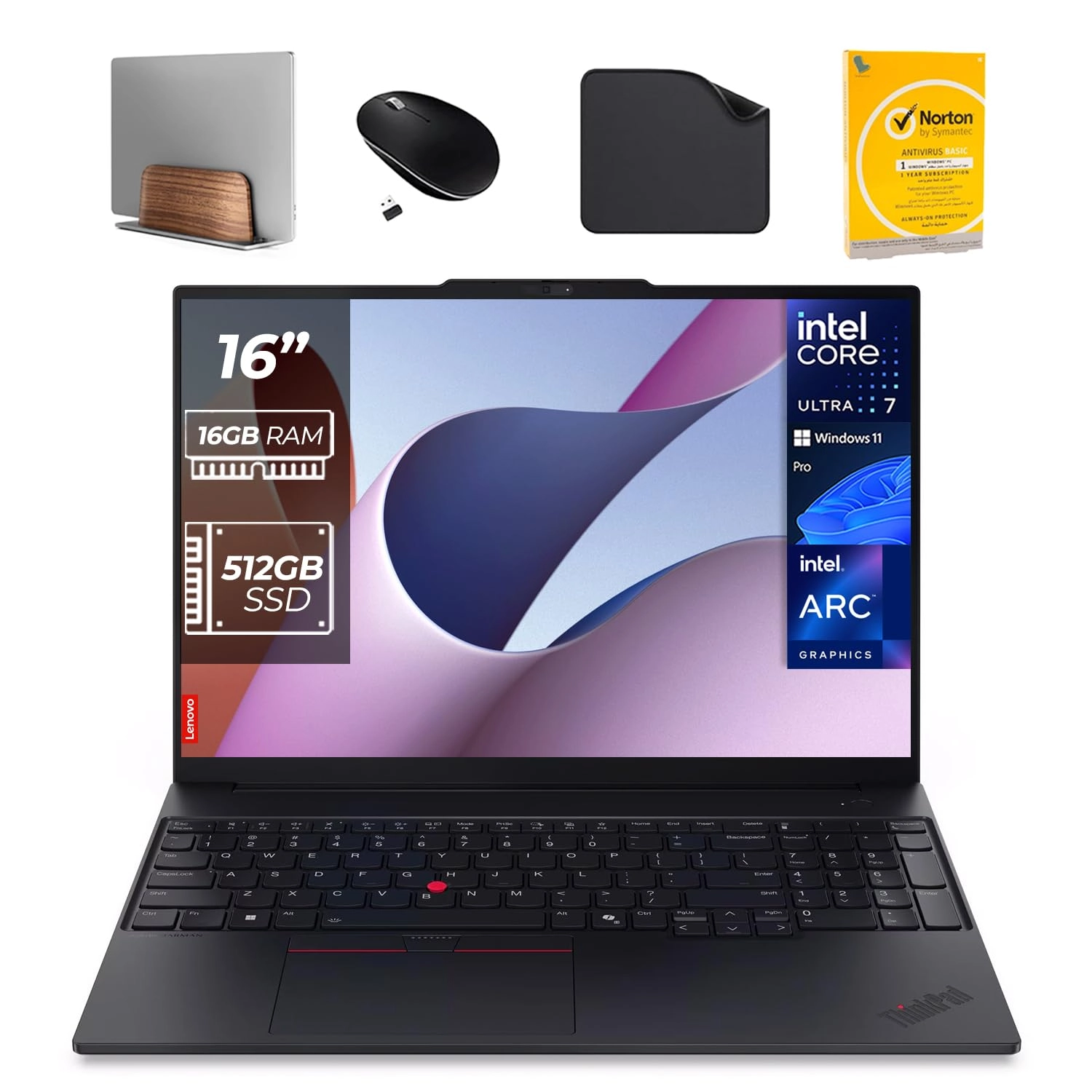 Lenovo ThinkPad E16 Gen 3 21SR0017GP - 16'' Core Ultra 7-255H 16GB DDR5 512GB SSD