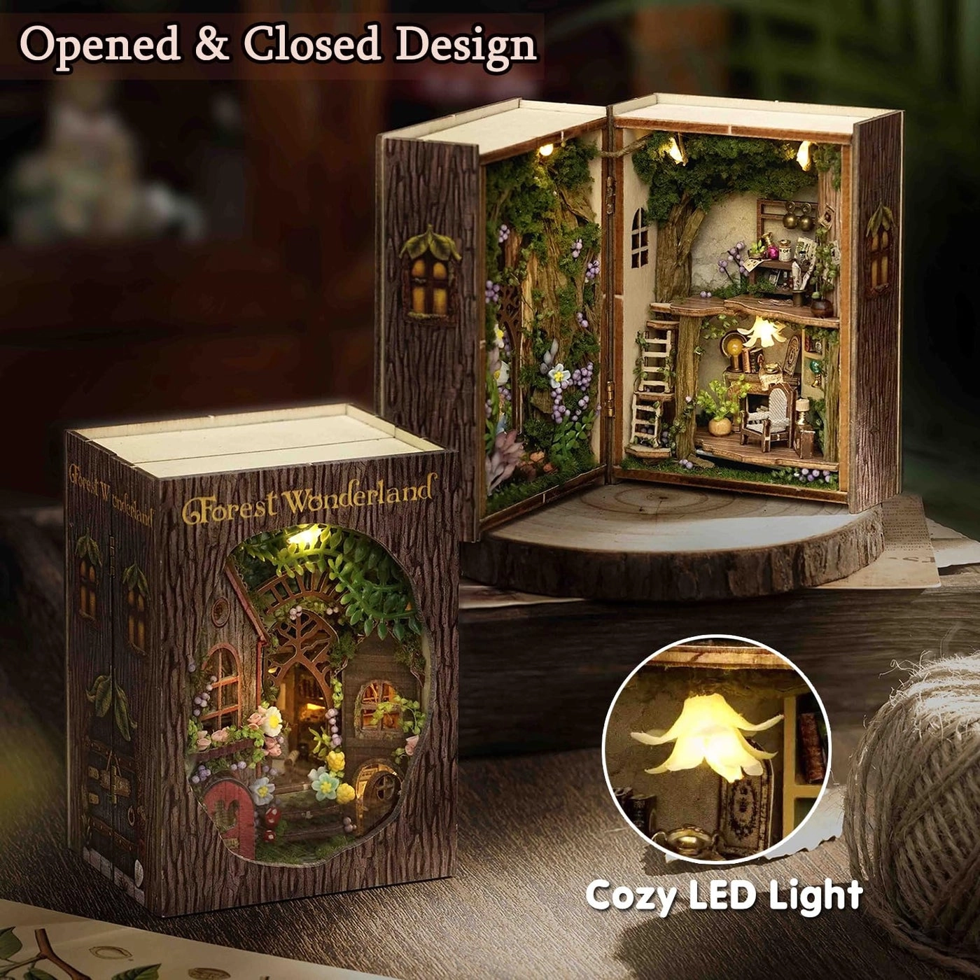 Miniature Dollhouse Kit - Warm House 1:32