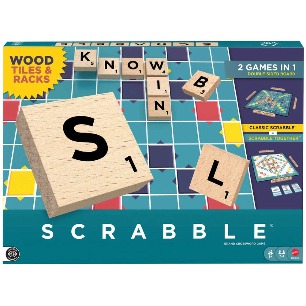 Classic Scrabble - 2-In-1