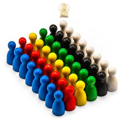 Halmakegel - 48 6 colours Beech Wood