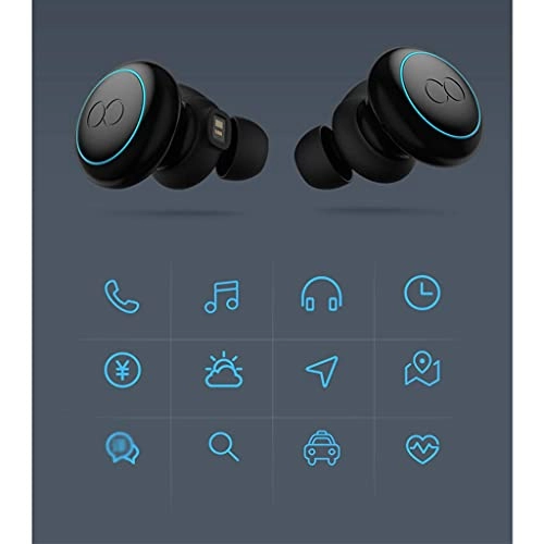 Smart Voice Translation Headset - Wireless Bluetooth Black