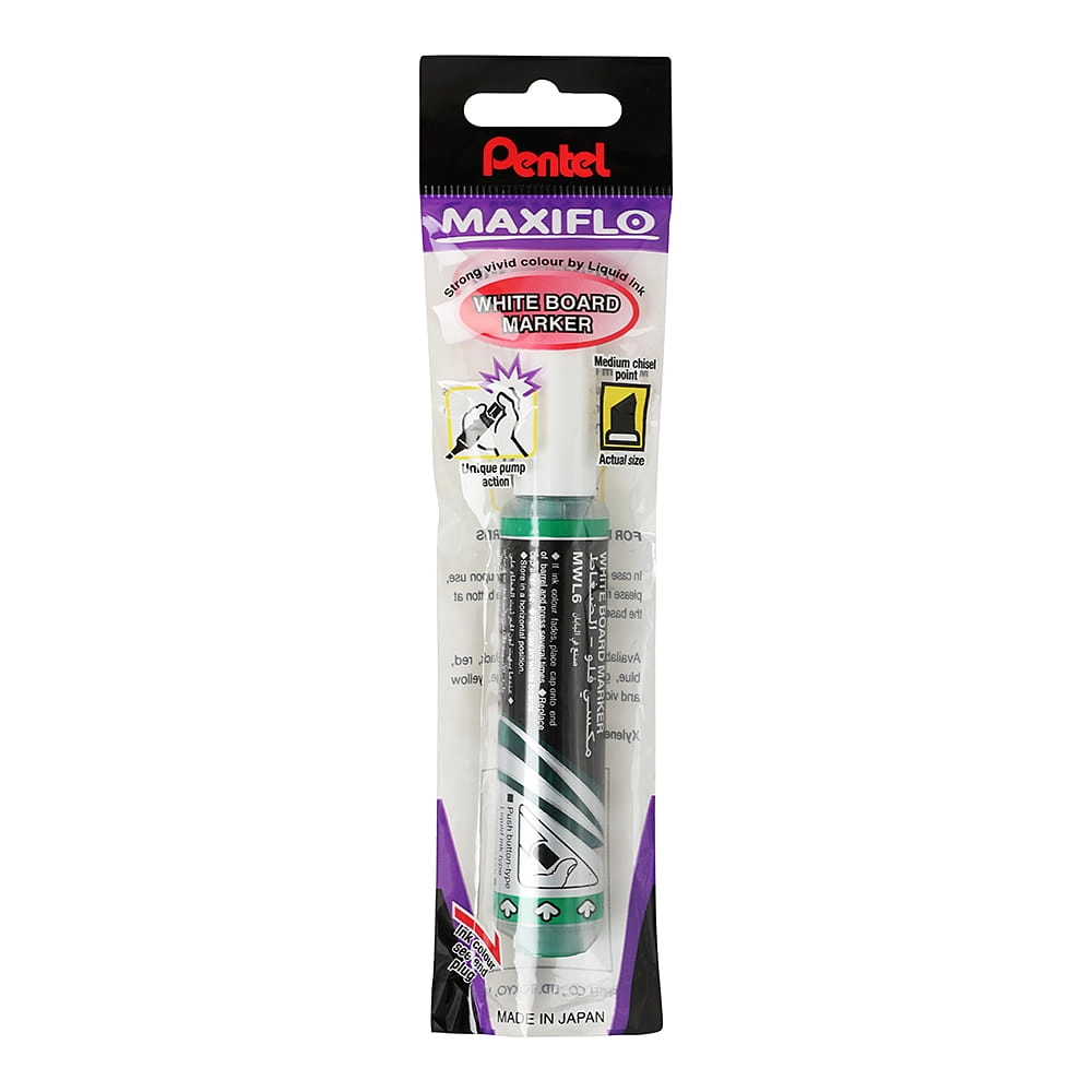 MaxiFlo Slim - Black Blue Green Red Chisel Tip