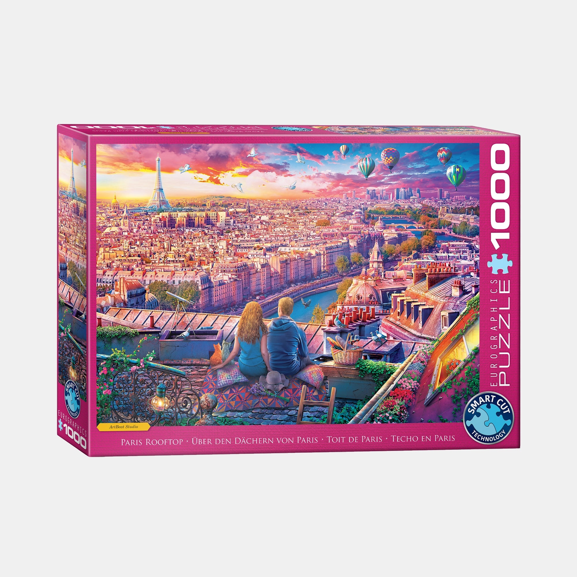 Eurographics Paris Rooftop Puzzle (B363928) - 1000 pcs
