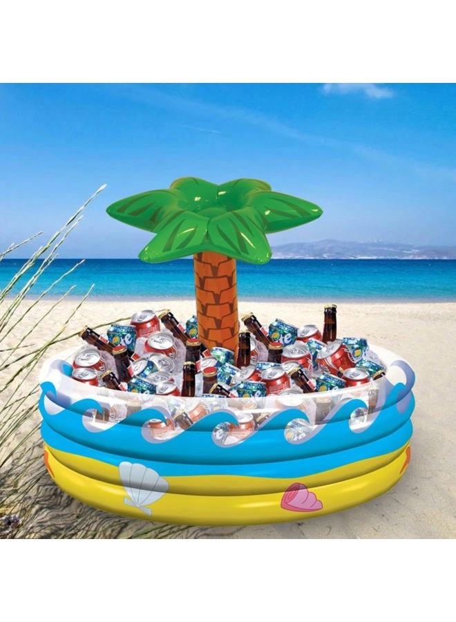 Palm Tree Inflatable Cooler - 1x