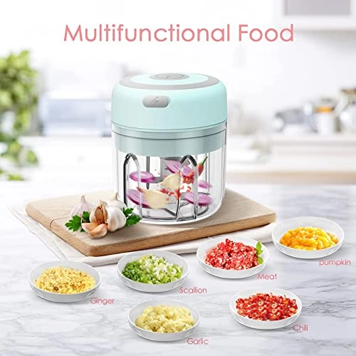 Mini Garlic Chopper - 250ml 30 watts