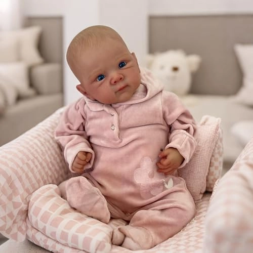 Reborn Doll - 18"/48cm Soft Silicone vinyl Pink Ages 3+