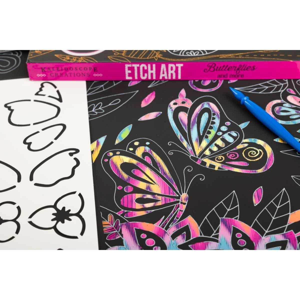Kaleidoscope Etch Art Butterflies and More - 6+ years