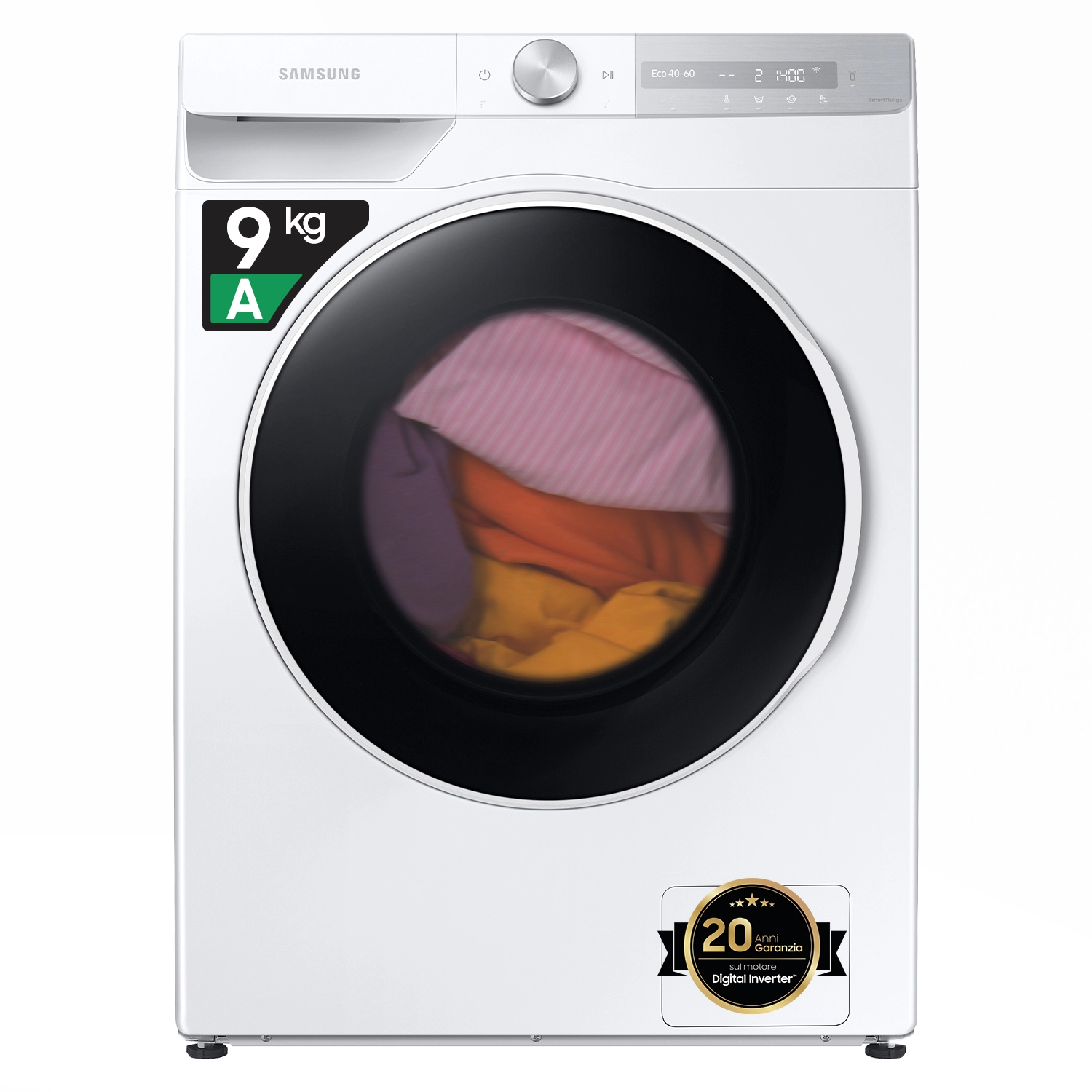 9Kg Front Load Washing Machine - Inverter AI Addwash