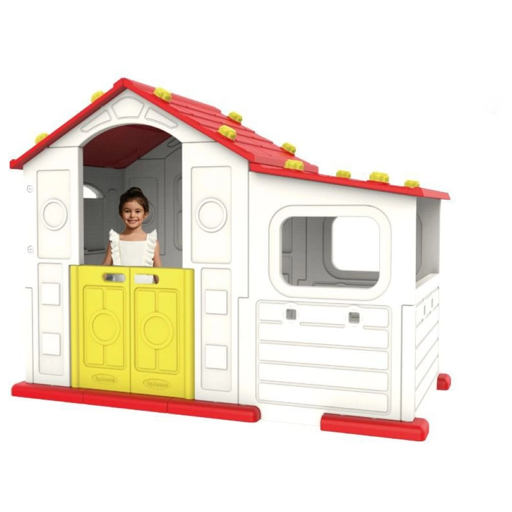 Indoor Activity Playhouse With Play Cabin - 269 x 160 x 119 cm Suitable for 1.5 years and above