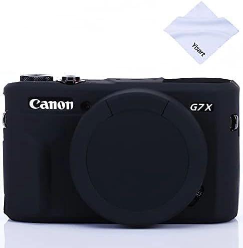 Yisau Removable Lens Cover Silicone Case - Canon G7X G7X Mark II Camera
